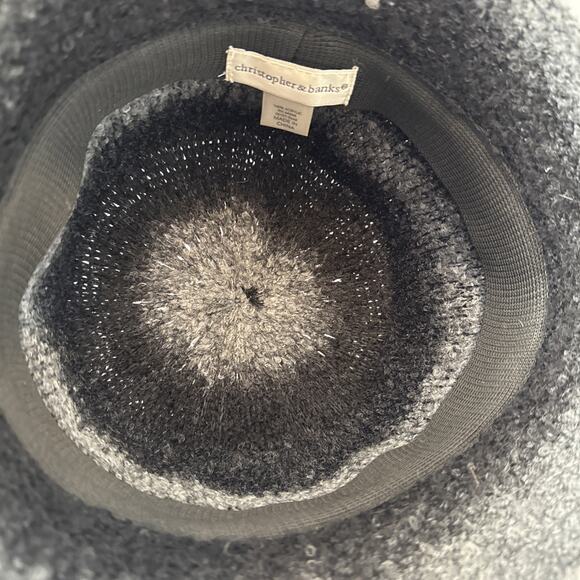 Christopher & Banks 3D Floral Velour Bucket Hat Womens OS Retro Vintage Inspired - Picture 3 of 7